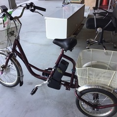 3輪電動自転車　電動アシスト自転車 中古品 の画像