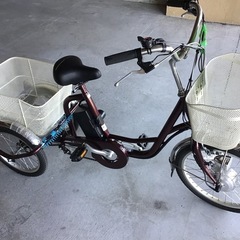 3輪電動自転車　電動アシスト自転車 中古品 の画像