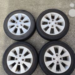 タイヤ　アルミホイール付　4本セット　155/65R14