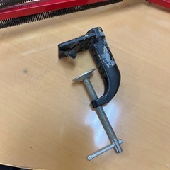 引き渡し先決定:
ジャンク　白熱橙照明器具/可動式電気スタンド/デスクスタンド/ビンテージ/昭和/レトロの画像