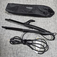 美品 SALONIA 2wayアイロン ストレート カール コテ サロニアの画像