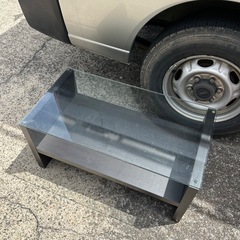 ガラス天板センターテーブルの画像