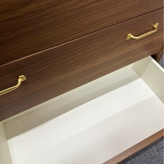 木製チェスト　木製収納タンス　引き出し　おしゃれの画像