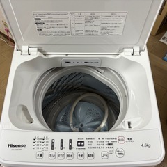 良品◇Hisense/ハイセンス◇洗濯機◇HW-G45E4KW◇2016年製◇4.5 良品◇Hisense/ハイセンス◇洗濯機◇HW-G45E4KW◇2016年製◇4.5