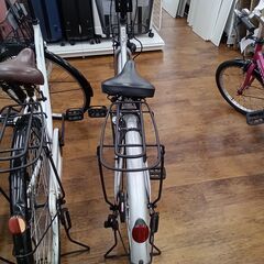 ★ジモティ割あり★  自転車 26インチ シルバー クリーニング済み MT4333の画像