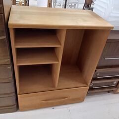 ★ジモティ割あり★  整理タンス ベージュ W85.5×D47....