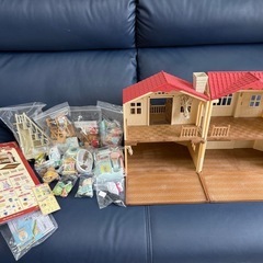 シルバニアファミリー　赤い屋根の大きなお家ギフトセットプラス　他...