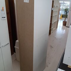 ★ジモティ割あり★ IKEA 収納ラック ホワイト W39.5×D55×H175.5 クリーニング済み TC8538の画像