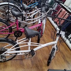 ★ジモティ割あり★  自転車 20インチ ホワイト クリーニング済み MT4335の画像