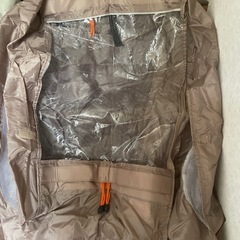 雨の日自転車後ろ子ども用カバーの画像