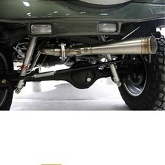 ジムニーJB23ショートマフラー　メガホンタイプの画像
