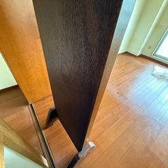 中古　姿見　鏡　アンティーク　木製の画像