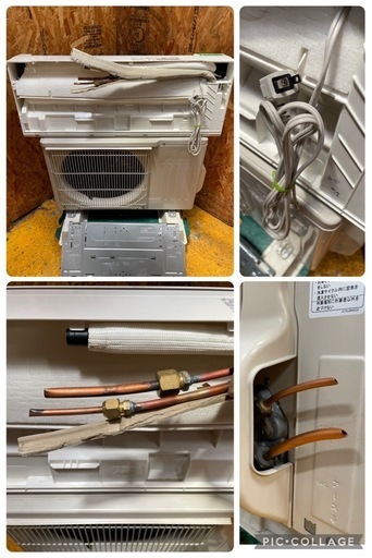 C(7218) 三菱 ルームエアコン 2021年製 MSZ-GV2821-W 2.8kw 10畳程度 9㎏ リモコン 直接引き取り歓迎 大阪 中古