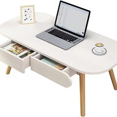 ローテーブル 引き出し付き センターテーブル コーヒーテーブル ...