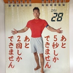 中古　日めくり体操(日めくりカレンダー)の画像
