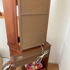 【アンティーク家具】三面鏡の画像