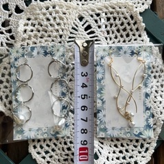 🟥【値下げ】🟥ハンドメイド🍎ピアスの画像