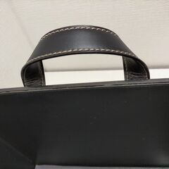 バスケット・かご 深型・持ち手付・ PUレザー製・ランドリーバスケット  ・収納ボックス・おもちゃの収納容器等多機能用途 　250507-4T  の画像