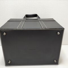 バスケット・かご 深型・持ち手付・ PUレザー製・ランドリーバスケット  ・収納ボックス・おもちゃの収納容器等多機能用途 　250507-4T  の画像