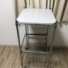 ホームエリクターキッチンパンチングワゴン