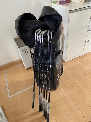 ゴルフキャディーバック&アイアン