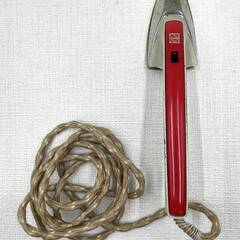 【R546】National/ナショナル/御裁縫こて/NI-19/電気こて/アンティーク/電気/ミニアイロン/ケース付き/昭和レトロ/保管品の画像