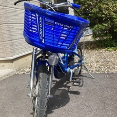 ブリヂストン子供自転車14インチ青の画像