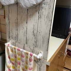 食器棚 レンジ台 レンジボード キッチンボードの画像