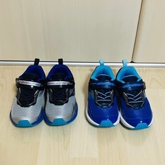 瞬足 スニーカー 16.0cm　2足の画像