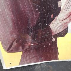 古いブリキの看板の画像