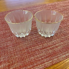 ガラスコップ　冷茶コップ　来客用コップ　五つまとめてです