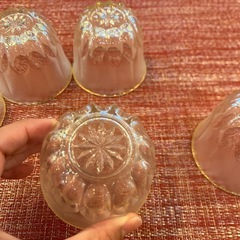 ガラスコップ　冷茶コップ　来客用コップ　五つまとめてですの画像