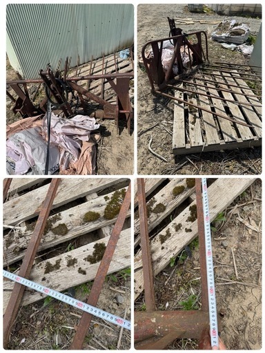 北海道旭川市トラクター アタッチメント３点セット！バケツ×2 フォーク×1  除雪 北海道旭川市トラクター アタッチメント3点セット！バケツ×2 フォーク