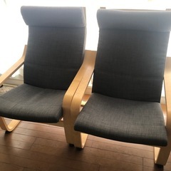 IKEA POÄNG/ポエング チェア　　ソファ2つ