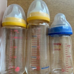 哺乳瓶 3本セット　ピジョン　ミキハウス