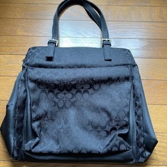 正規品　coach黒カバン