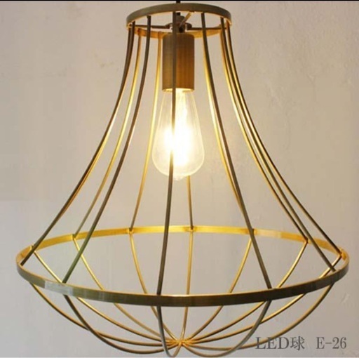 Gemma日本製ペンダントライト ゴールド ペンダントライト E-26 Gemma日本製ペンダントライト ゴールド ペンダントライト E-26