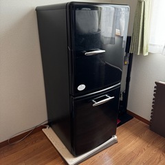 エディオンe angle　冷蔵庫　ブラック