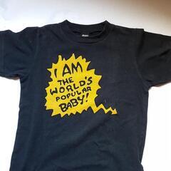 ヒステリックミニの黒Tシャツ130の画像