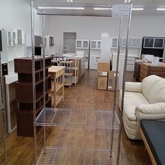 ★ジモティ割あり★  メタルラック シルバー H178×D45×...
