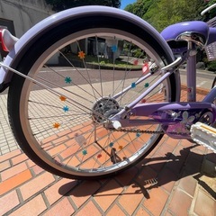 超美品　20インチ　子供用自転車　女の子用自転車の画像