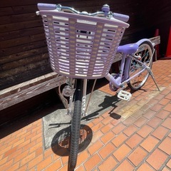 超美品　20インチ　子供用自転車　女の子用自転車の画像