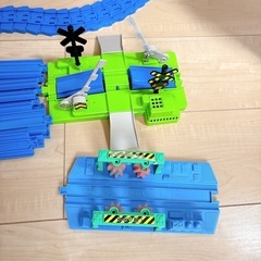 【商談中
】プラレール　レールセット（おまけつき）の画像