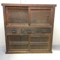 A3807　茶箪笥　引き出し　キャビネット　収納家具　昭和レトロ...