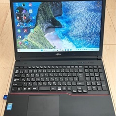 富士通 大画面 ノートPC 高性能クワッドコアCorei7 16...