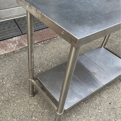 業務用 スノコ付き コンロ台 作業台 調理台 950×450×800 焼き台 厨房 ガス台 厨房機材 厨房機器 サーバー台 店舗用品 大阪の画像