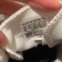 【募集中】adidas スニーカー　白の画像