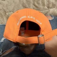 ★ノースフェイスキャップ★美品★オレンジ★の画像