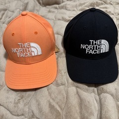 ★ノースフェイスキャップ★美品★オレンジ★