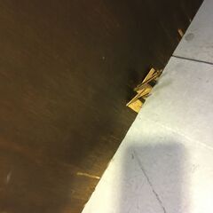 A3808　箪笥　ガラス戸　キャビネット　収納家具　昭和レトロ　古民家　古民具具　木製　の画像